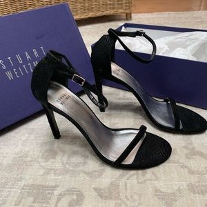 Stuart Weitzman Nudistsong Black Sandal